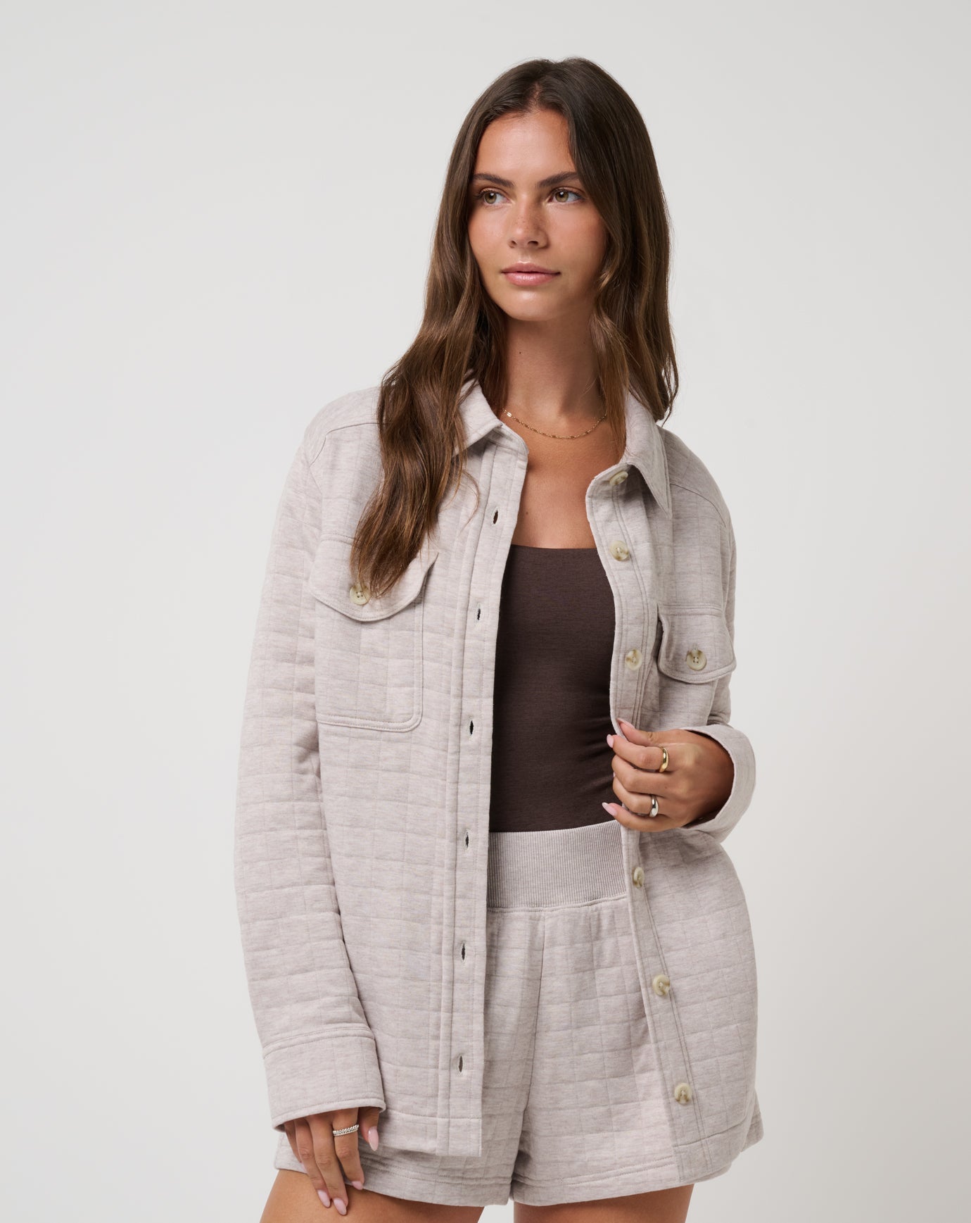 Travis Mathew | Cloud Coastal Quilted Shacket