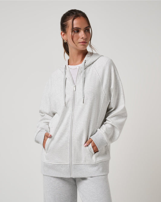 Travis Mathew Online | Off Script 2.0 Cloud Full Zip Hoodie