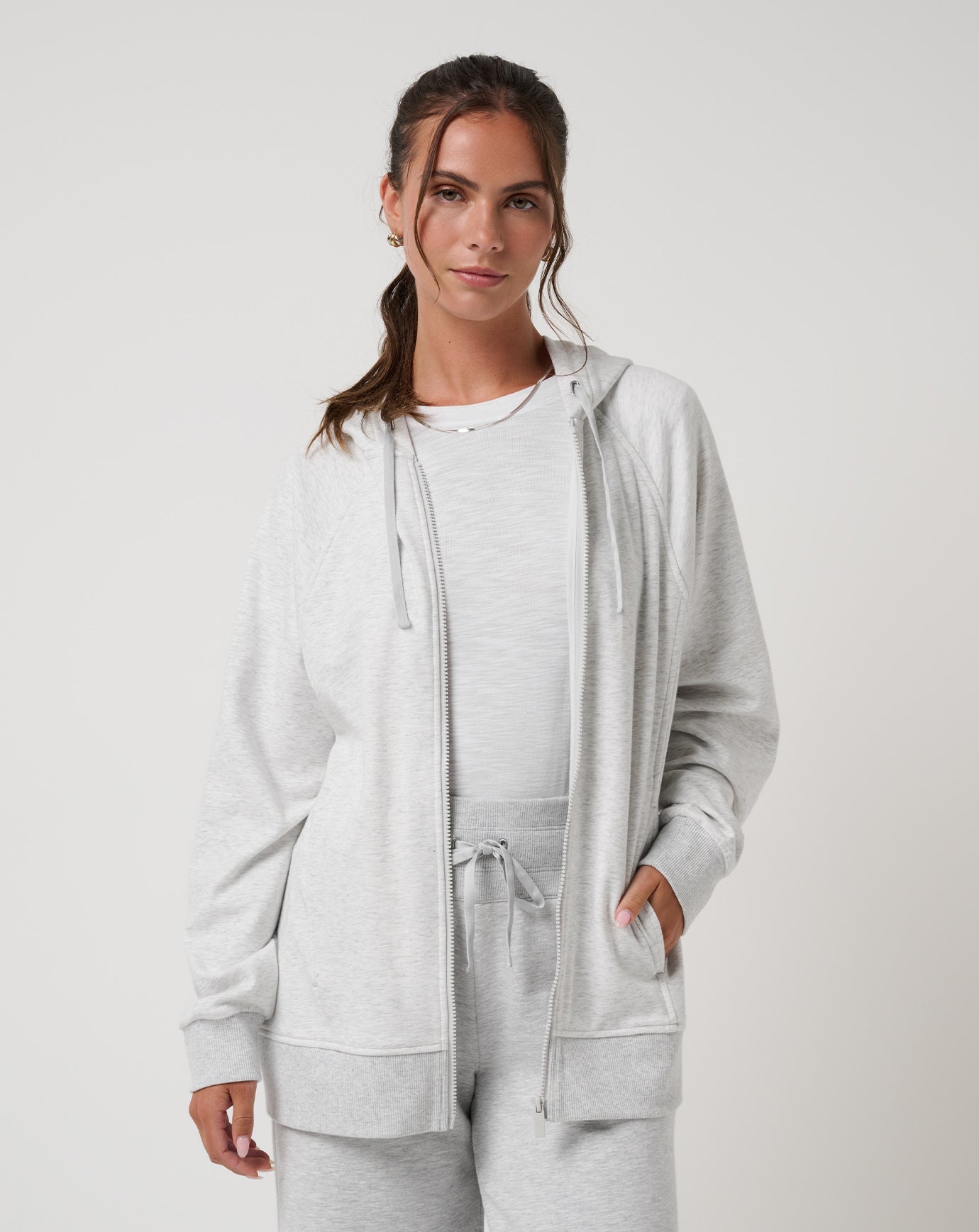 Travis Mathew Online | Off Script 2.0 Cloud Full Zip Hoodie