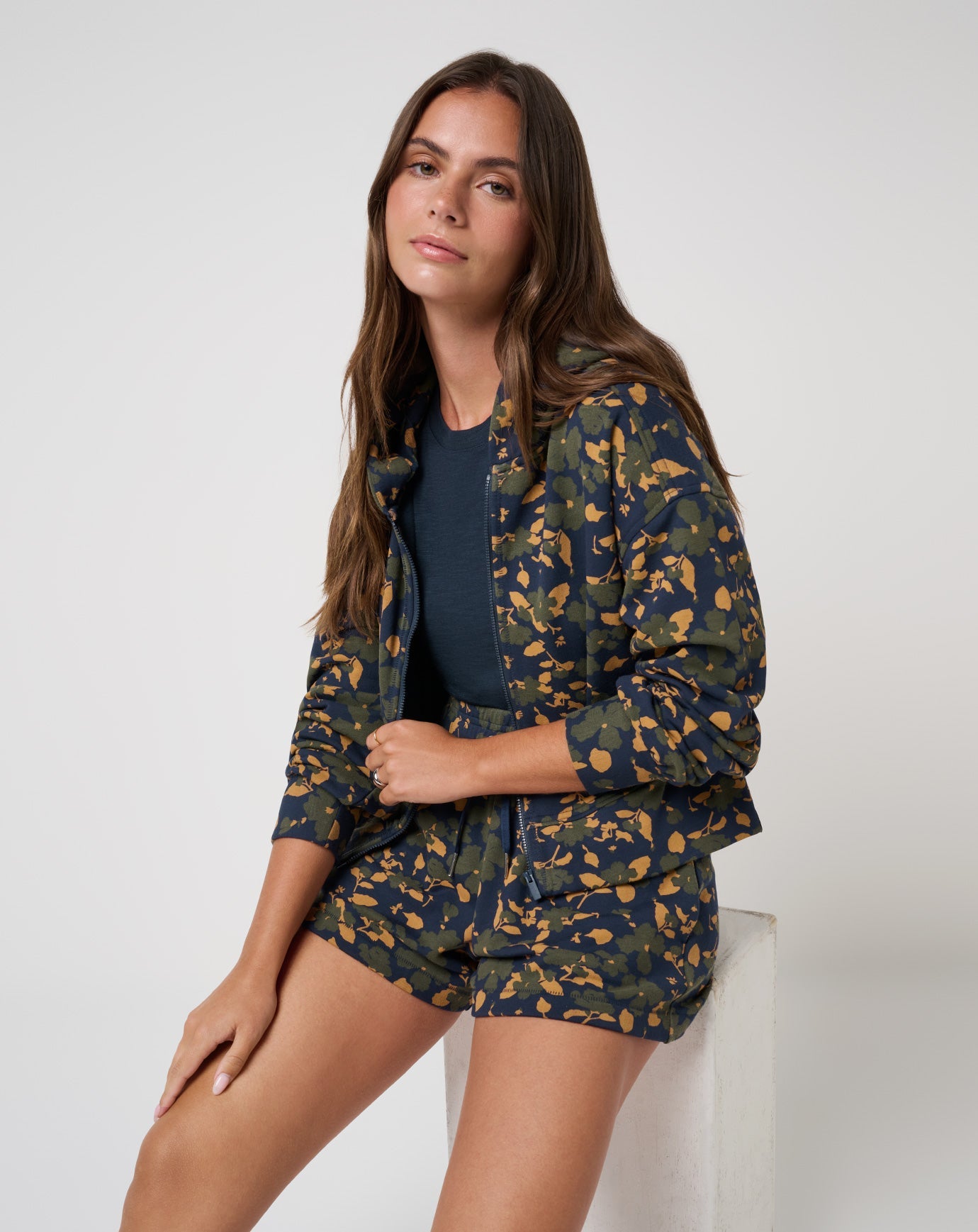 Travis Mathew New | Cloud Fleece Printed Hoodie