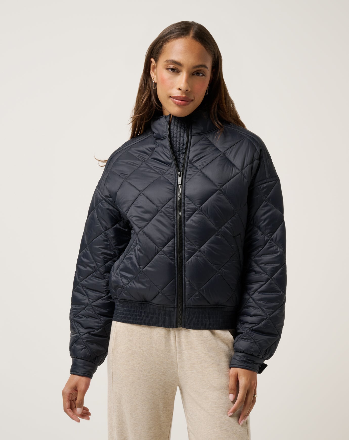 Travis Mathew New | Lights At Night Quilted Jacket
