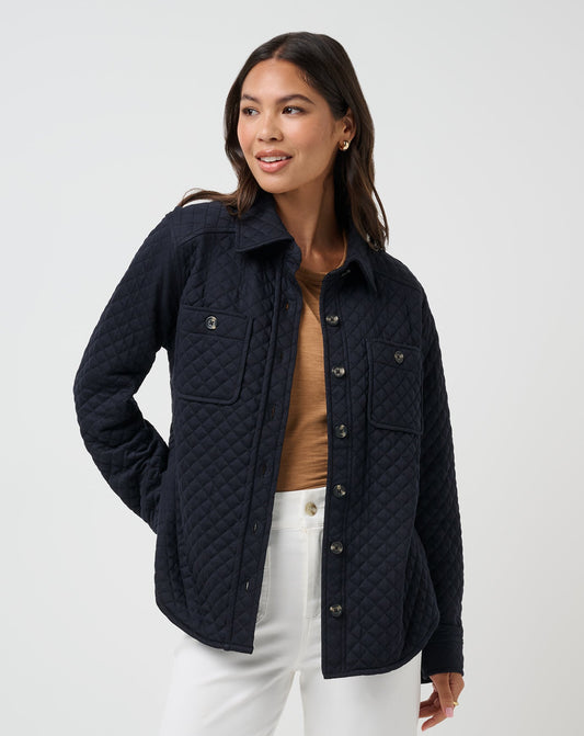 Travis Mathew Hot sale | Diamond Quilted Shacket