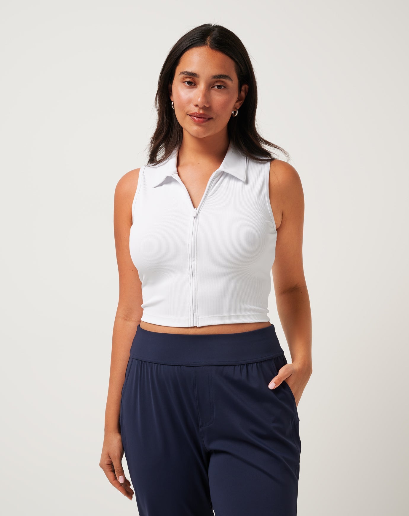 Travis Mathew Outlet | Moveknit Rib Zip Polo