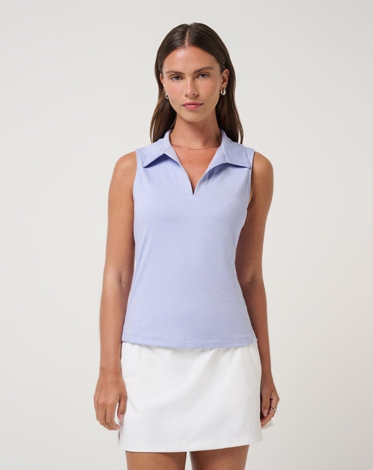 Travis Mathew Hot sale | Skyloft Light Sleeveless Polo