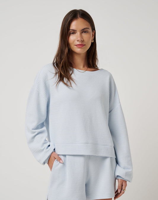 Travis Mathew Outlet | Coastal Rib Yacht Me Pullover