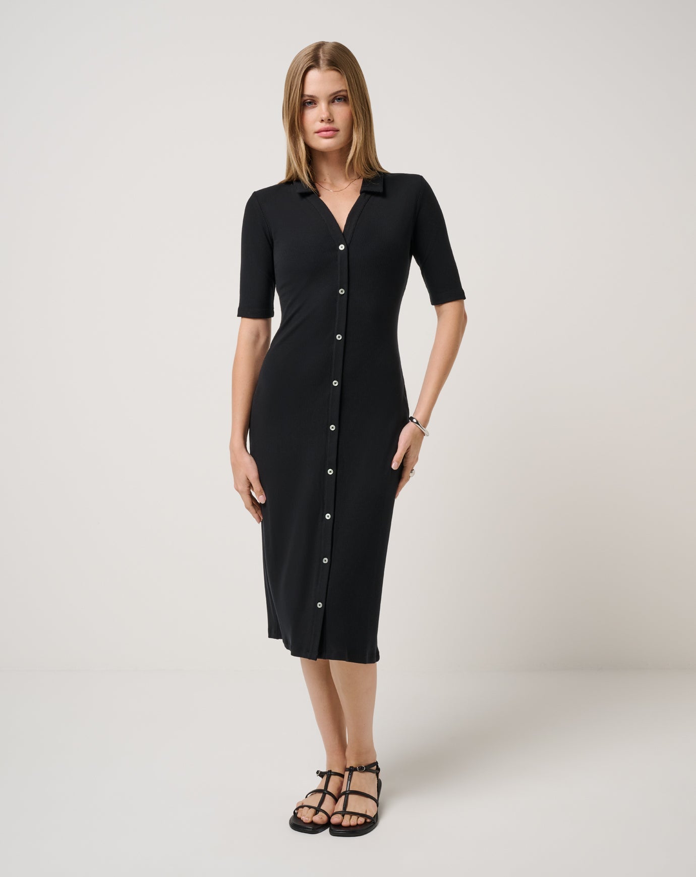 Travis Mathew For sale | Cloud Rib Polo Midi Dress