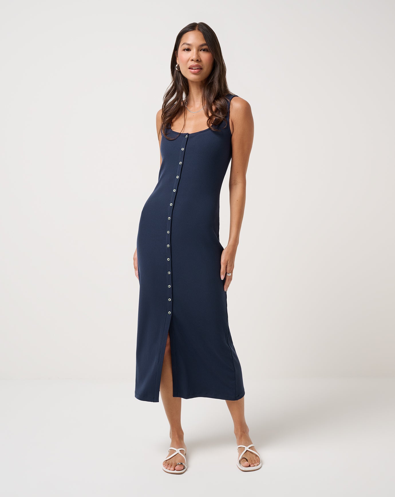 Travis Mathew US | Cloud Rib Button Tank Dress