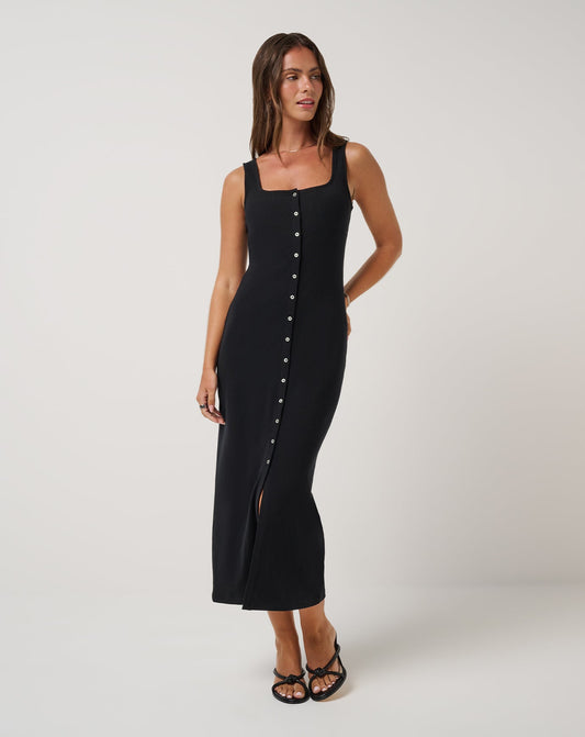 Travis Mathew Outlet | Cloud Rib Button Tank Dress