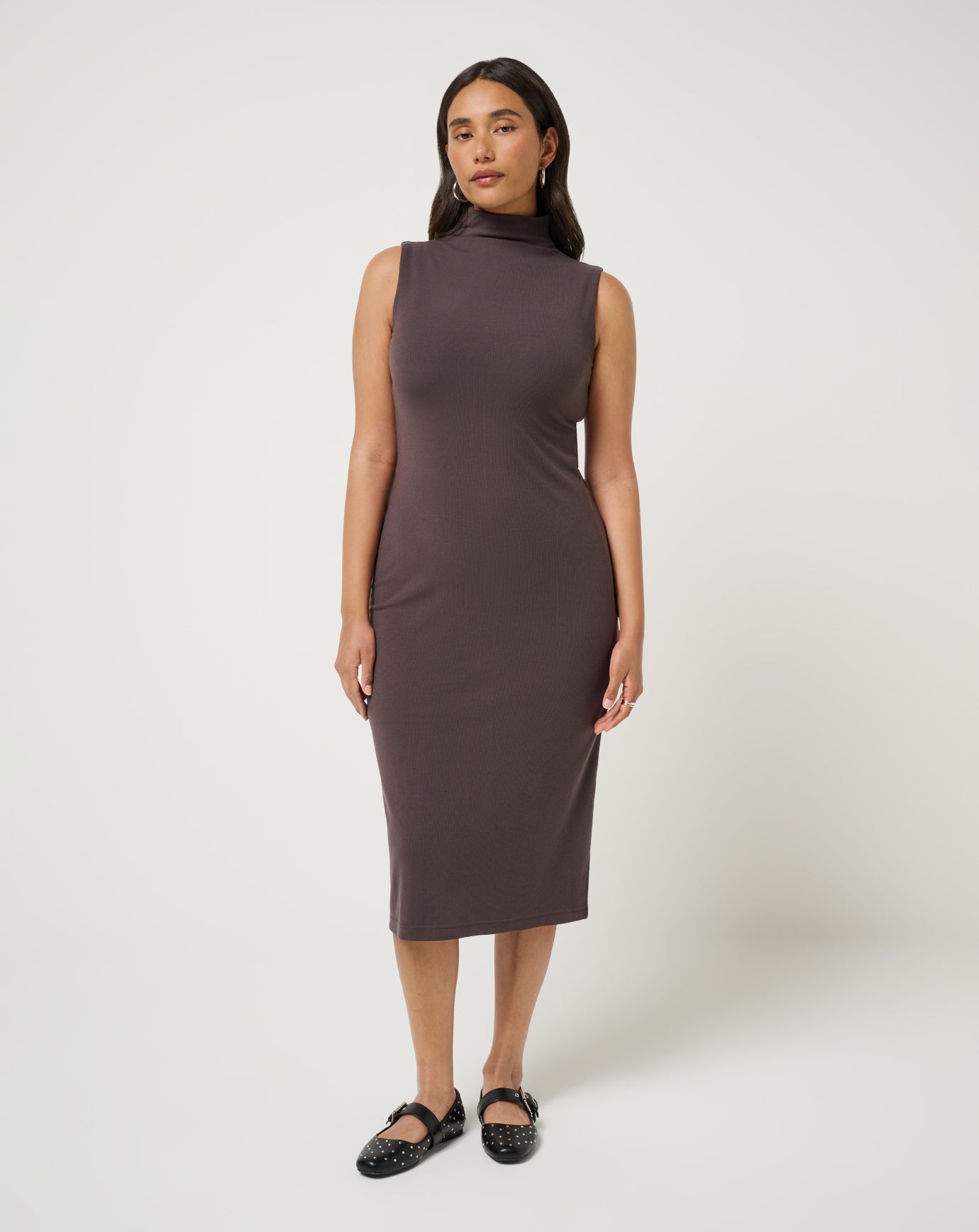 Travis Mathew Hot sale | Cloud Rib Mock Neck Dress