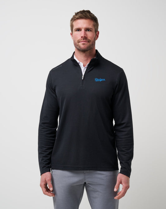 Travis Mathew New | Los Angeles Dodgers Time To Tailgate Quarter Zip