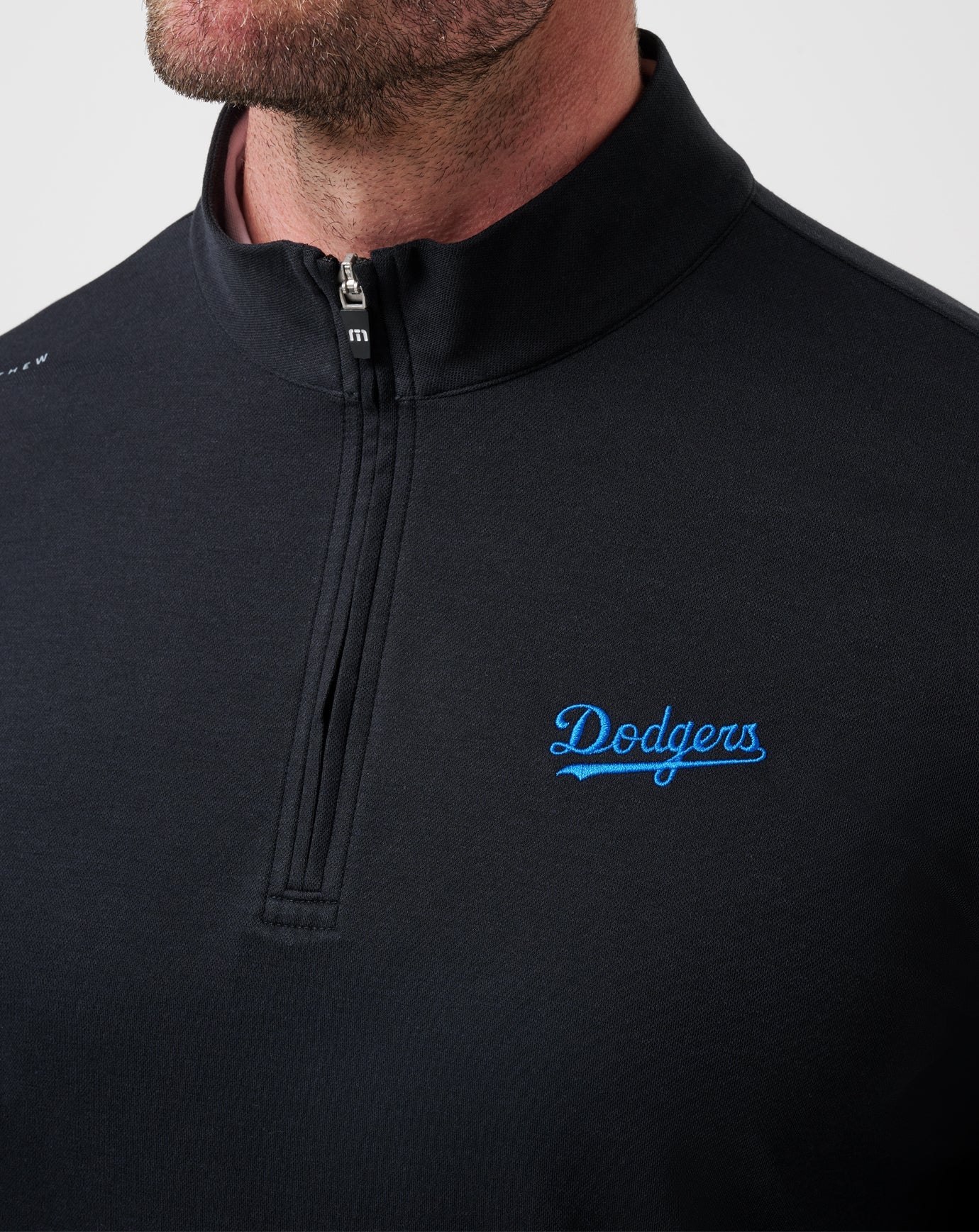 Travis Mathew New | Los Angeles Dodgers Time To Tailgate Quarter Zip