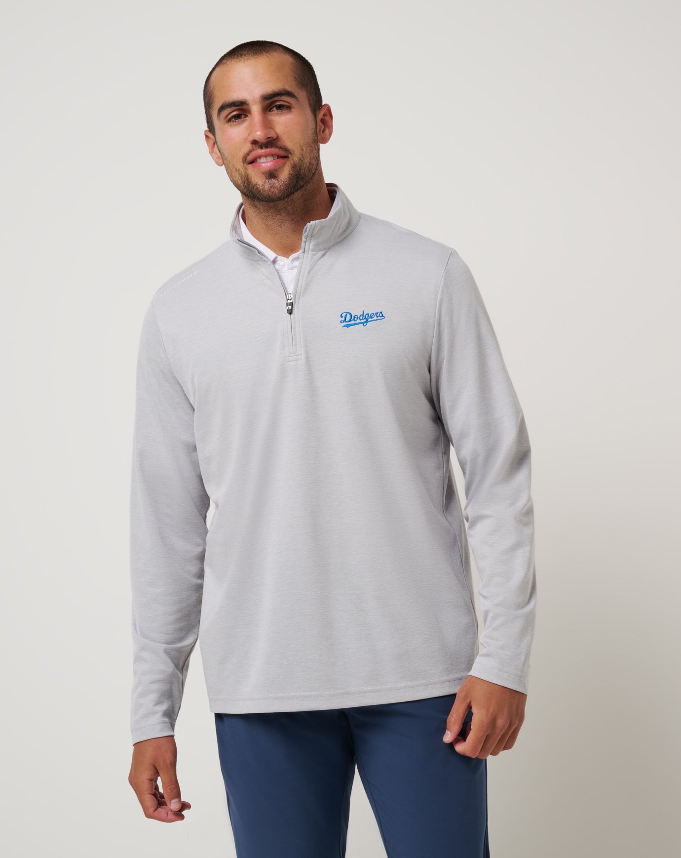 Travis Mathew Hot sale | Los Angeles Dodgers Time To Tailgate Quarter Zip