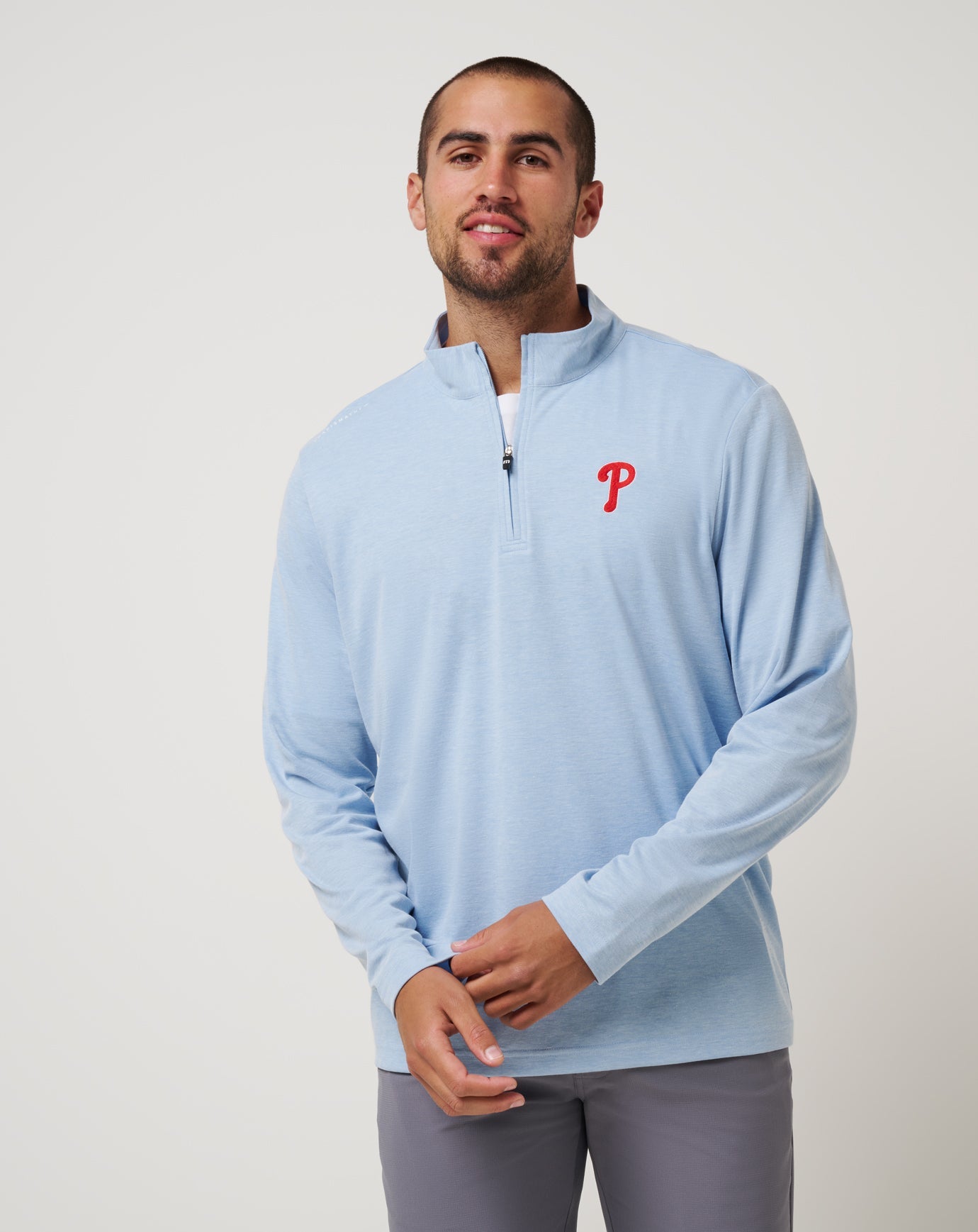 Travis Mathew On Sale | Philadelphia Phillies Time To Tailgate Quarter Zip