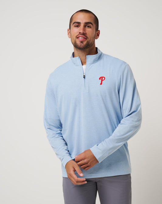 Travis Mathew On Sale | Philadelphia Phillies Time To Tailgate Quarter Zip