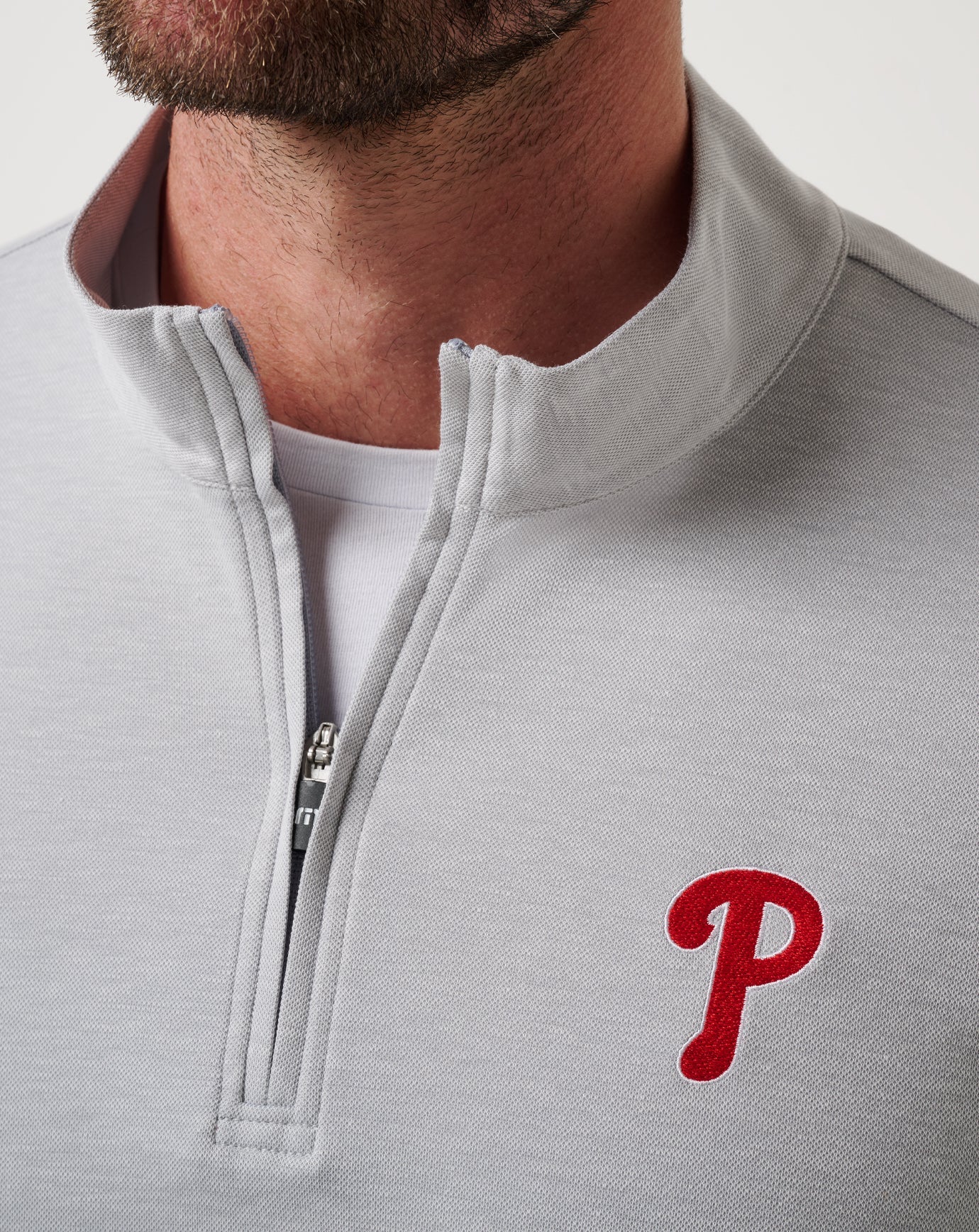 Travis Mathew For sale | Philadelphia Phillies Time To Tailgate Quarter Zip