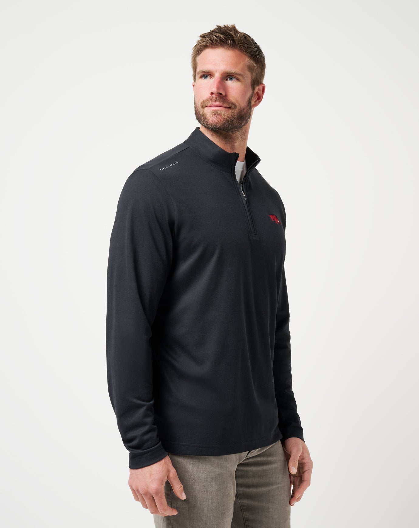 Travis Mathew Discount | Arkansas Time To Tailgate Quarter Zip