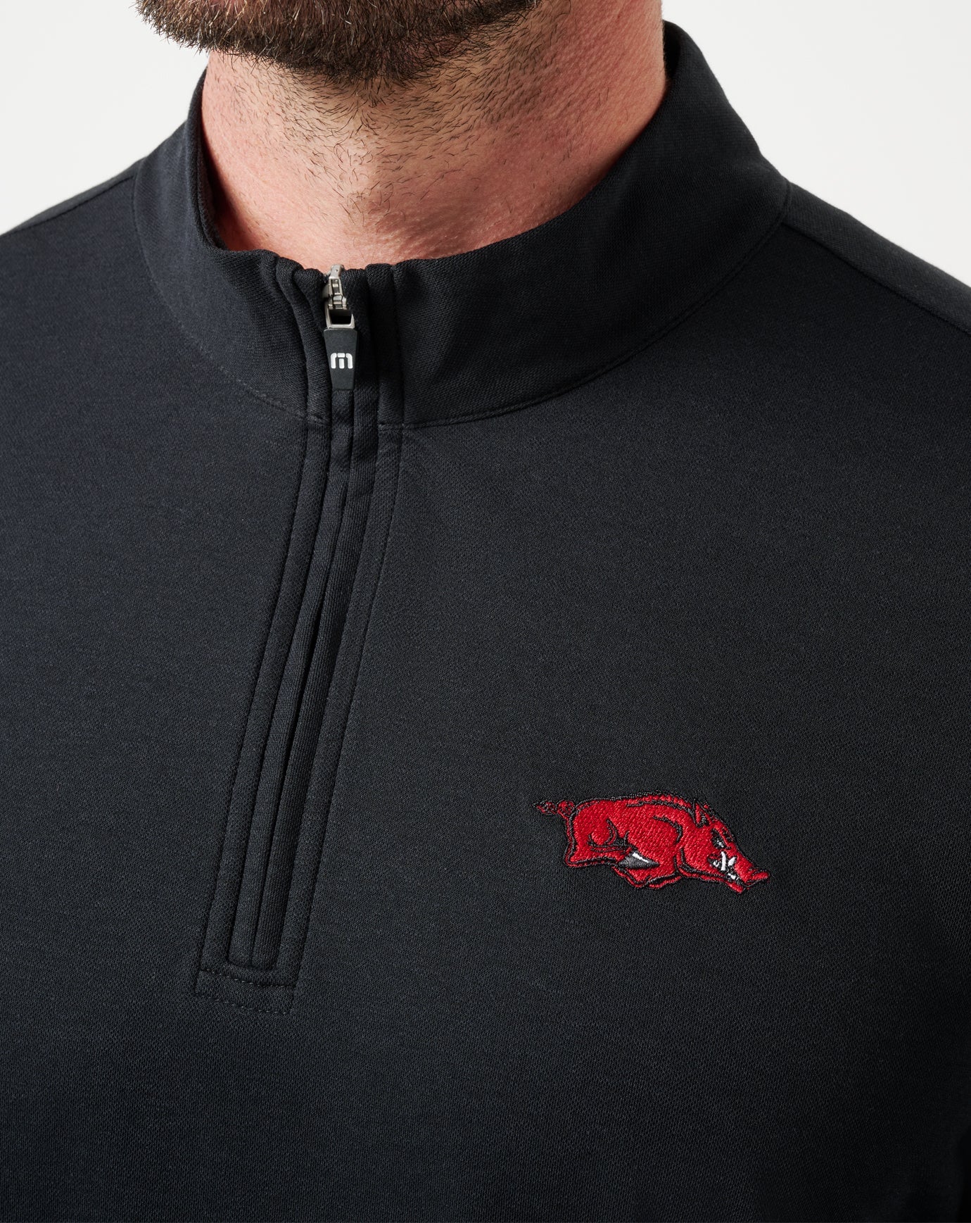 Travis Mathew Discount | Arkansas Time To Tailgate Quarter Zip
