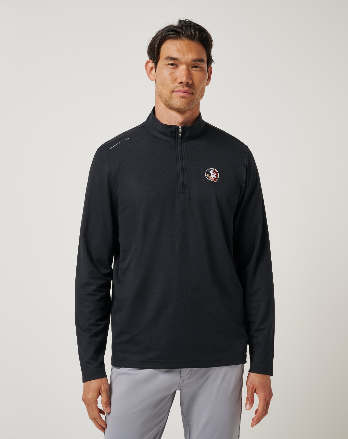 Travis Mathew Outlet | FSU Time To Tailgate Quarter Zip