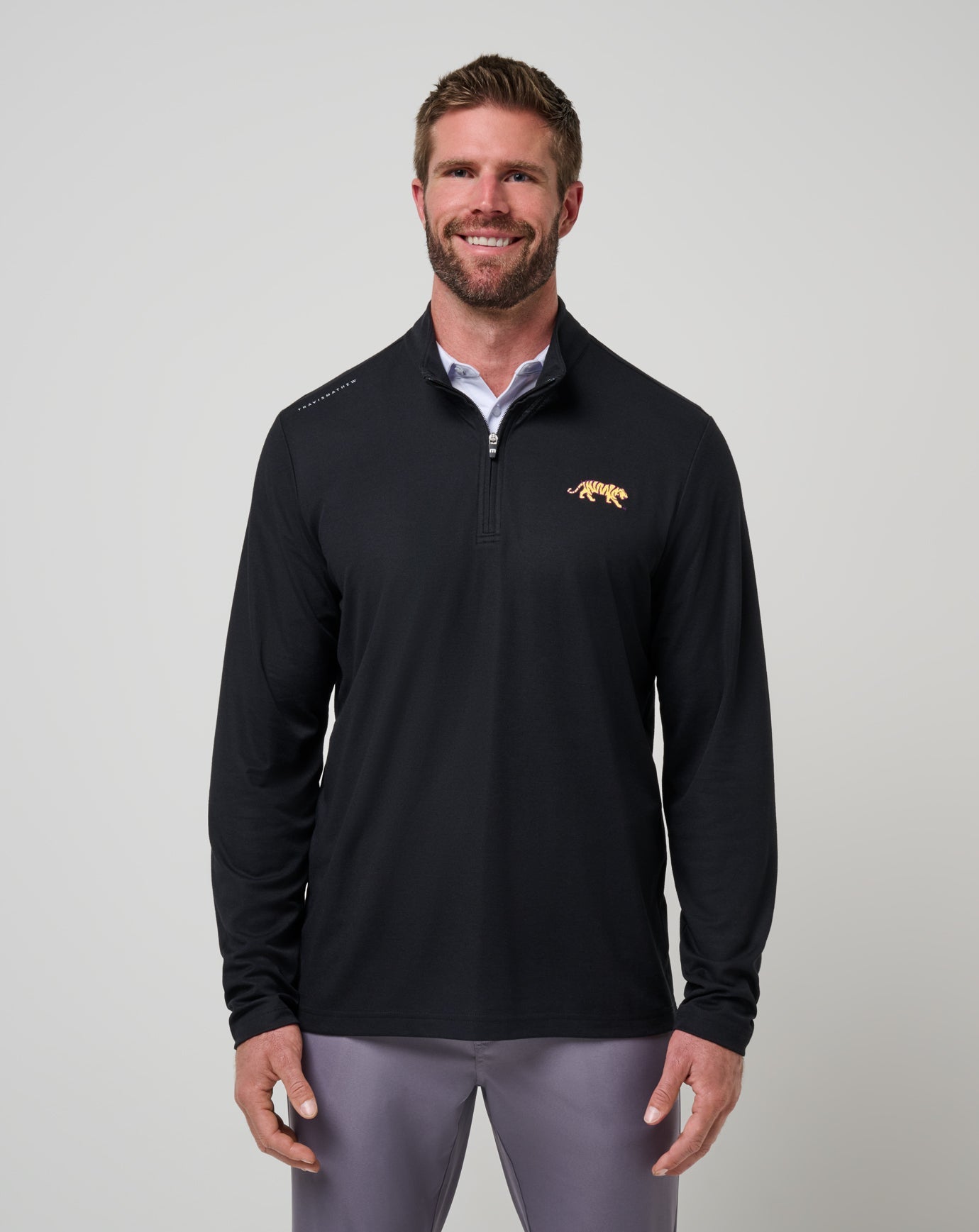 Travis Mathew On Sale | LSU Time To Tailgate Quarter Zip