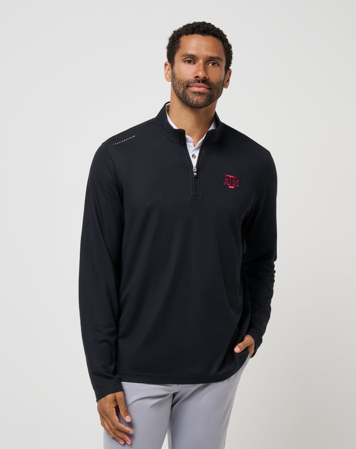 Travis Mathew On Sale | Texas A&M Time To Tailgate Quarter Zip