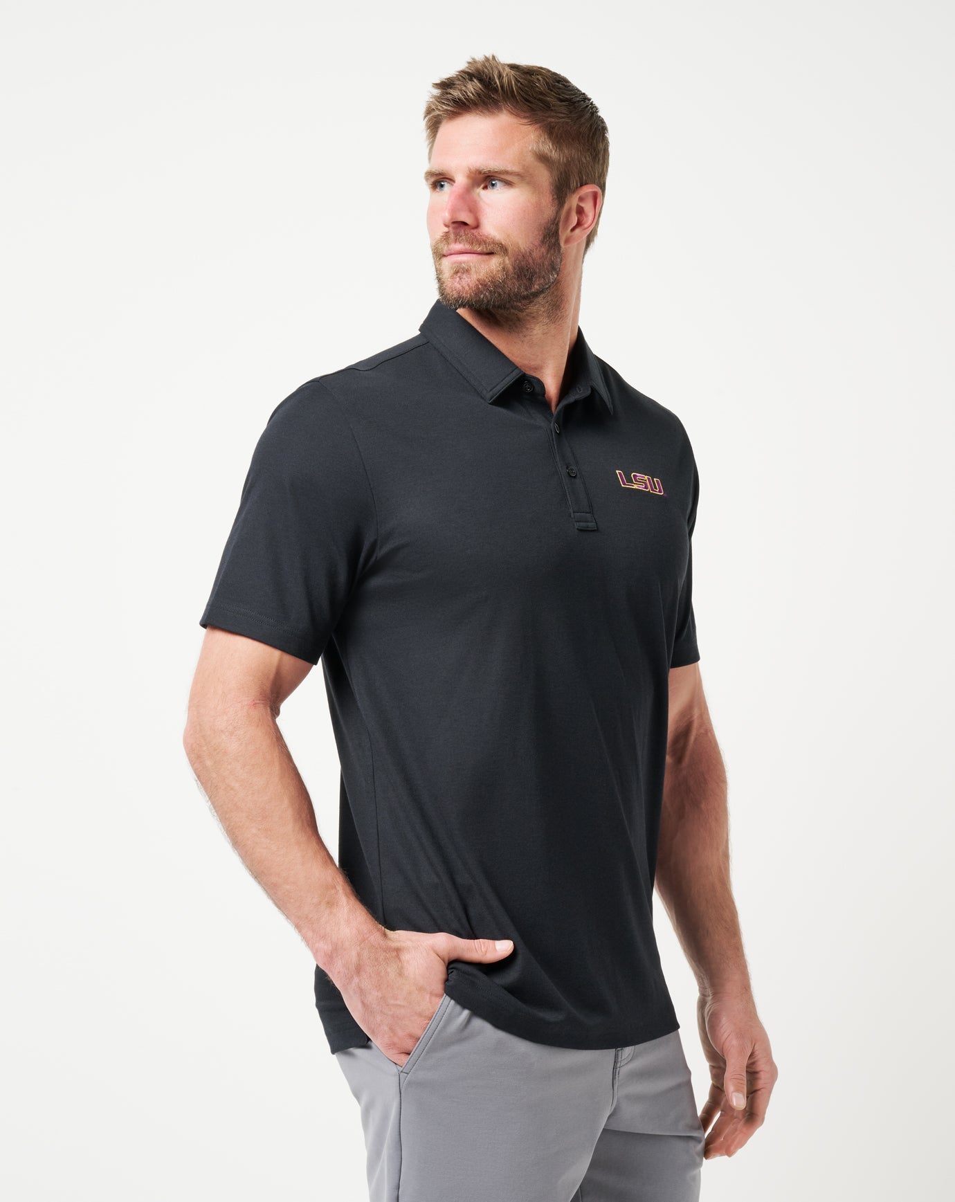Travis Mathew Discount | LSU School Pride Polo