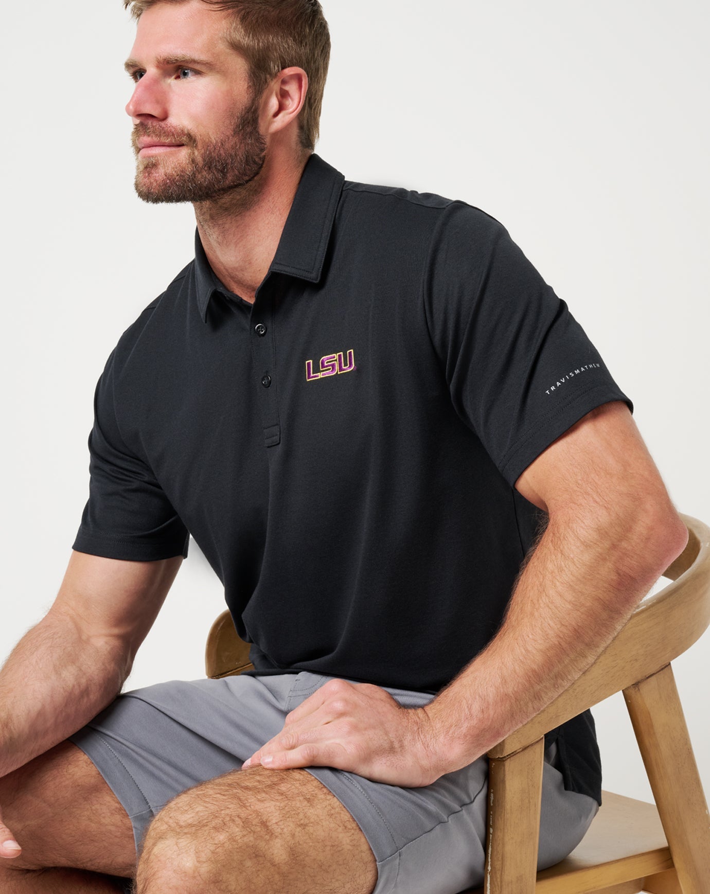 Travis Mathew Discount | LSU School Pride Polo