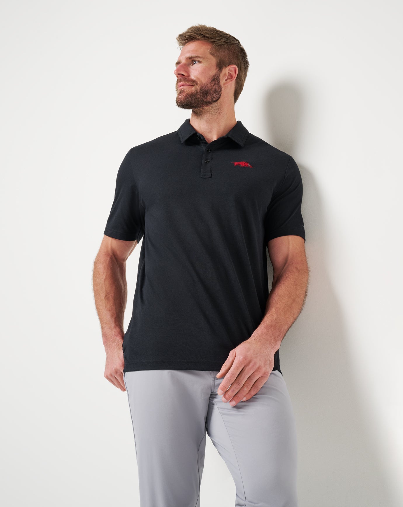 Travis Mathew New | Arkansas School Pride Polo