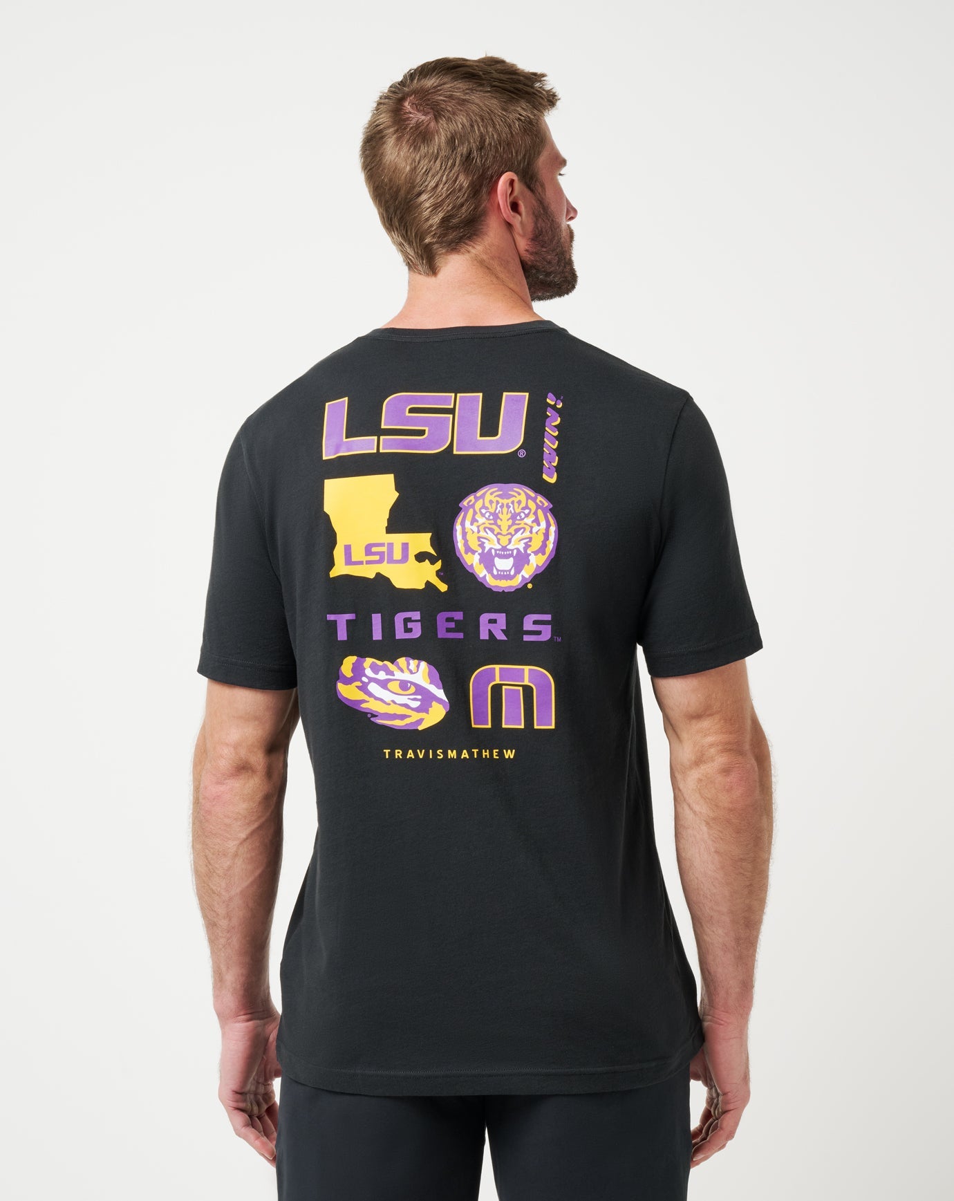 Travis Mathew For sale | LSU Friendly Rivalry Tee
