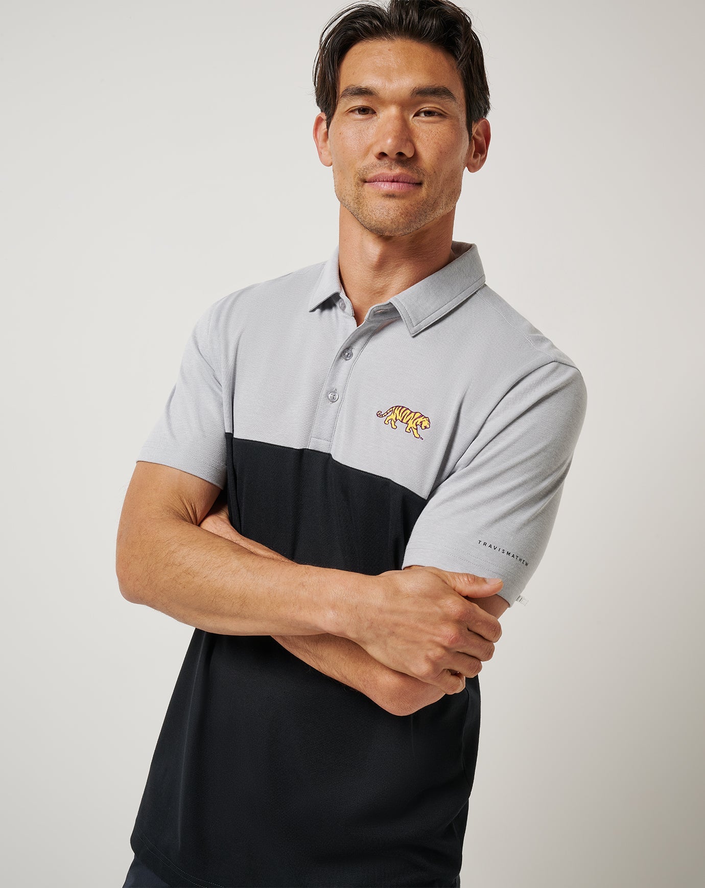 Travis Mathew New | LSU Drop Back Polo