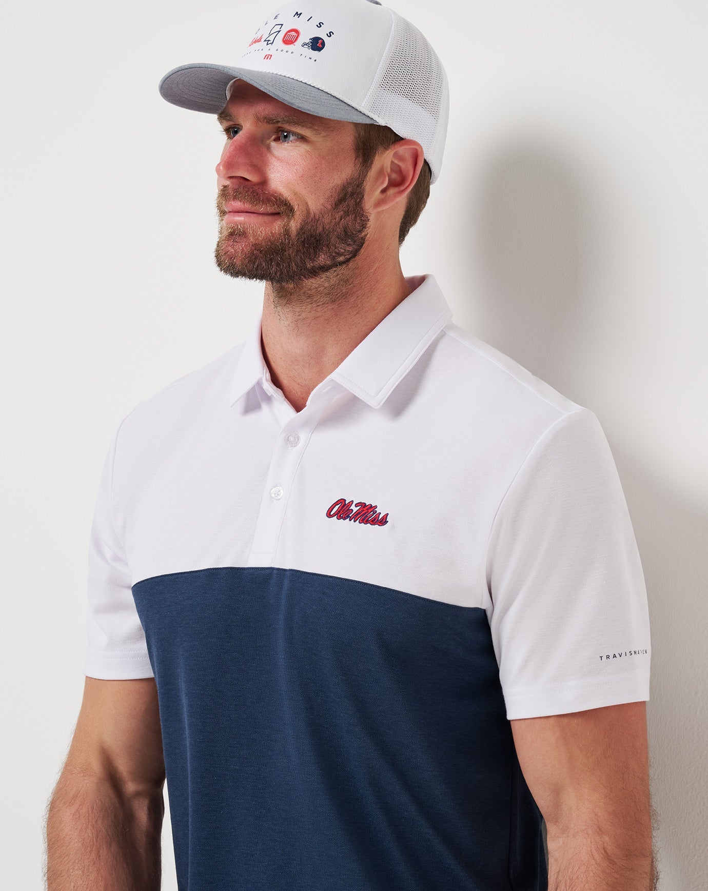 Travis Mathew Hot sale | Mississippi Drop Back Polo