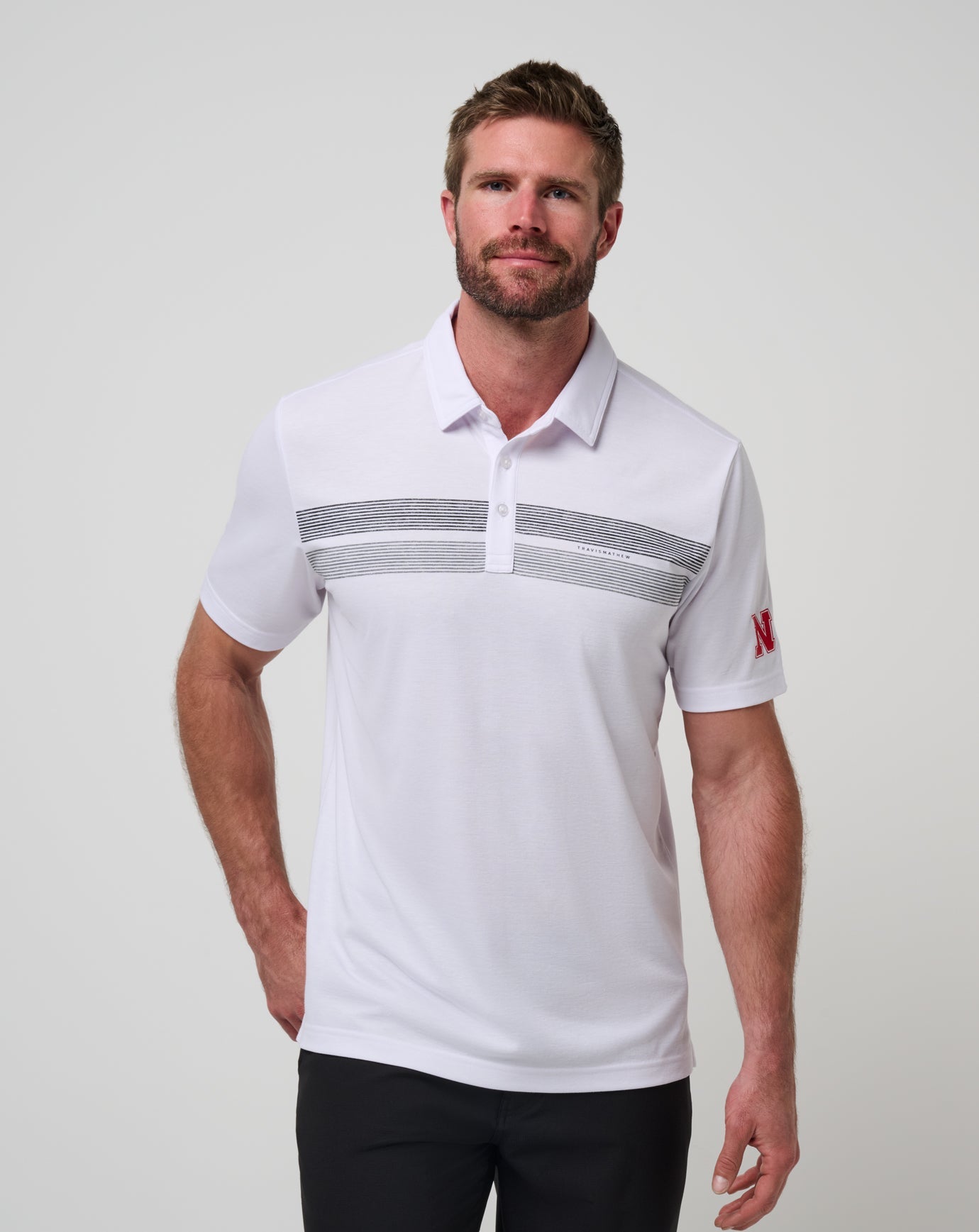 Travis Mathew New | Nebraska Top Recruit Polo