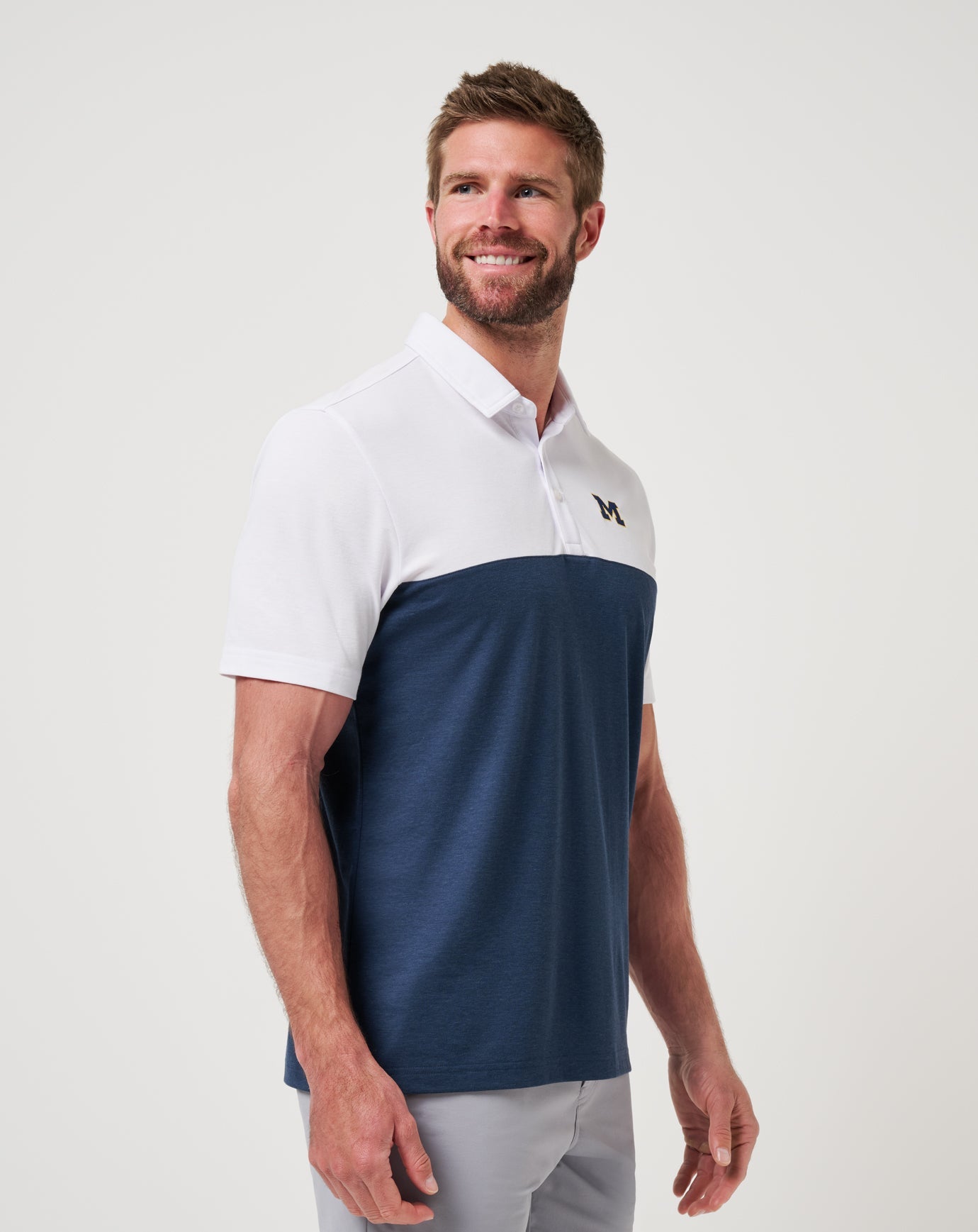 Travis Mathew | Michigan Drop Back Polo