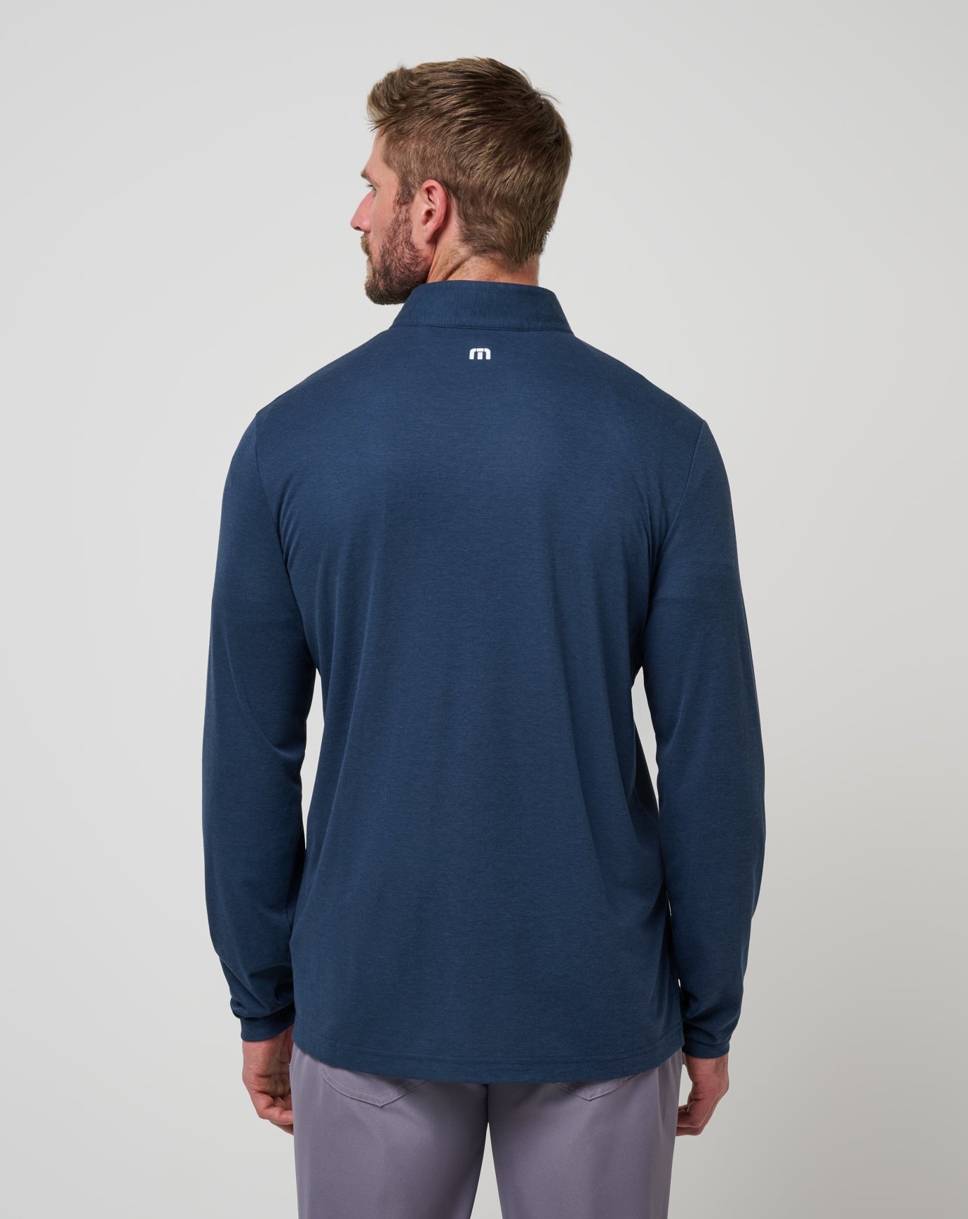 Travis Mathew Online | Michigan Time To Tailgate Quarter Zip
