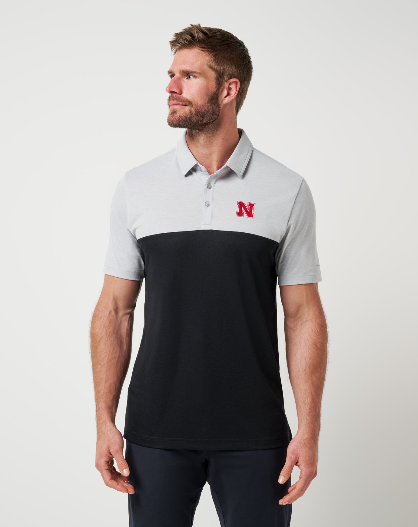 Travis Mathew Outlet | Nebraska Drop Back Polo