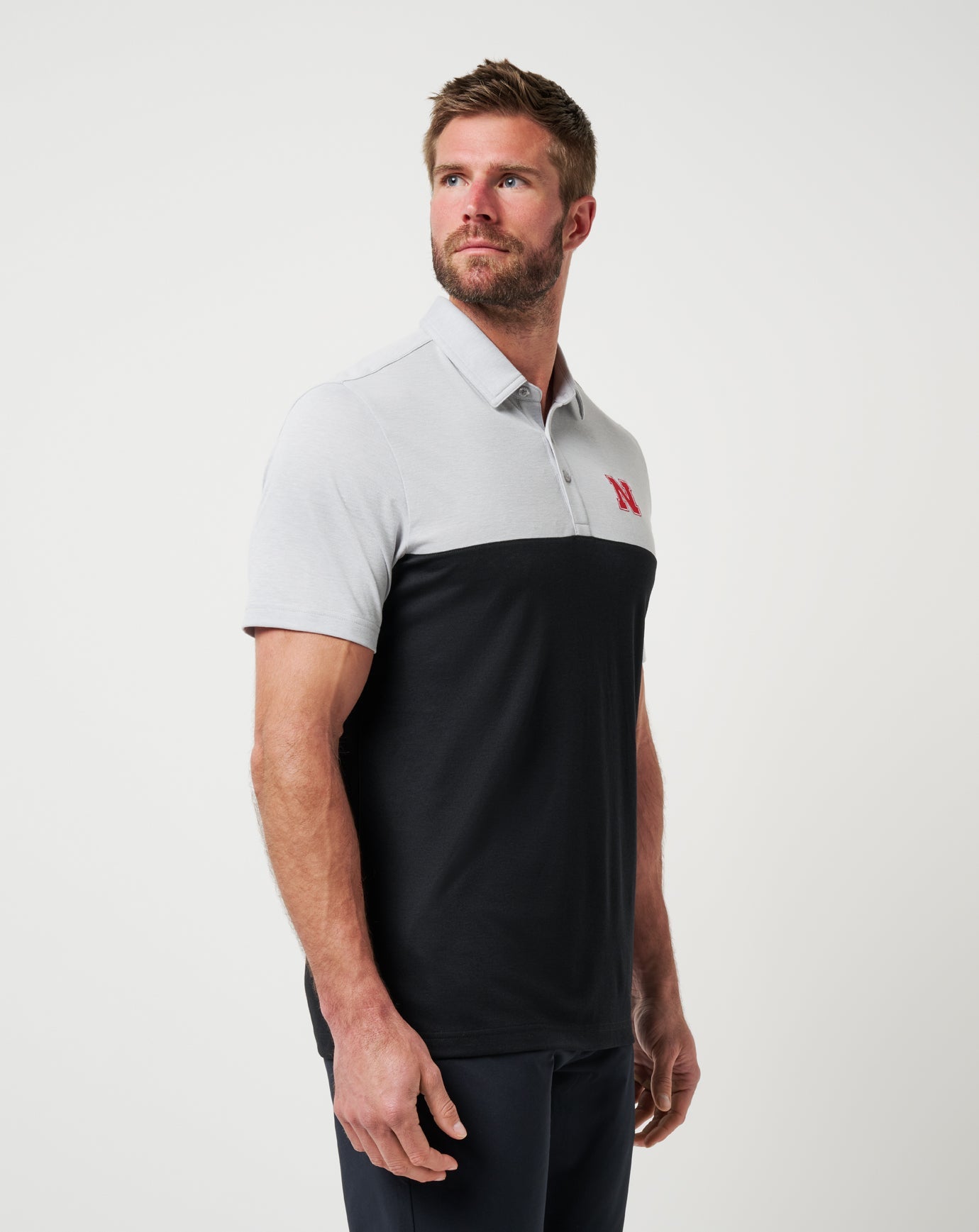 Travis Mathew Outlet | Nebraska Drop Back Polo