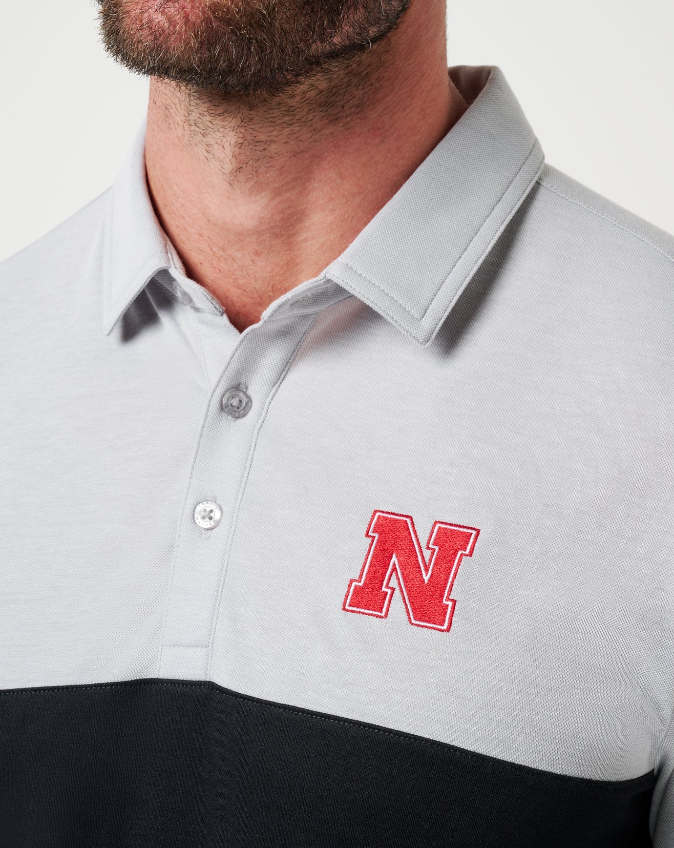 Travis Mathew Outlet | Nebraska Drop Back Polo