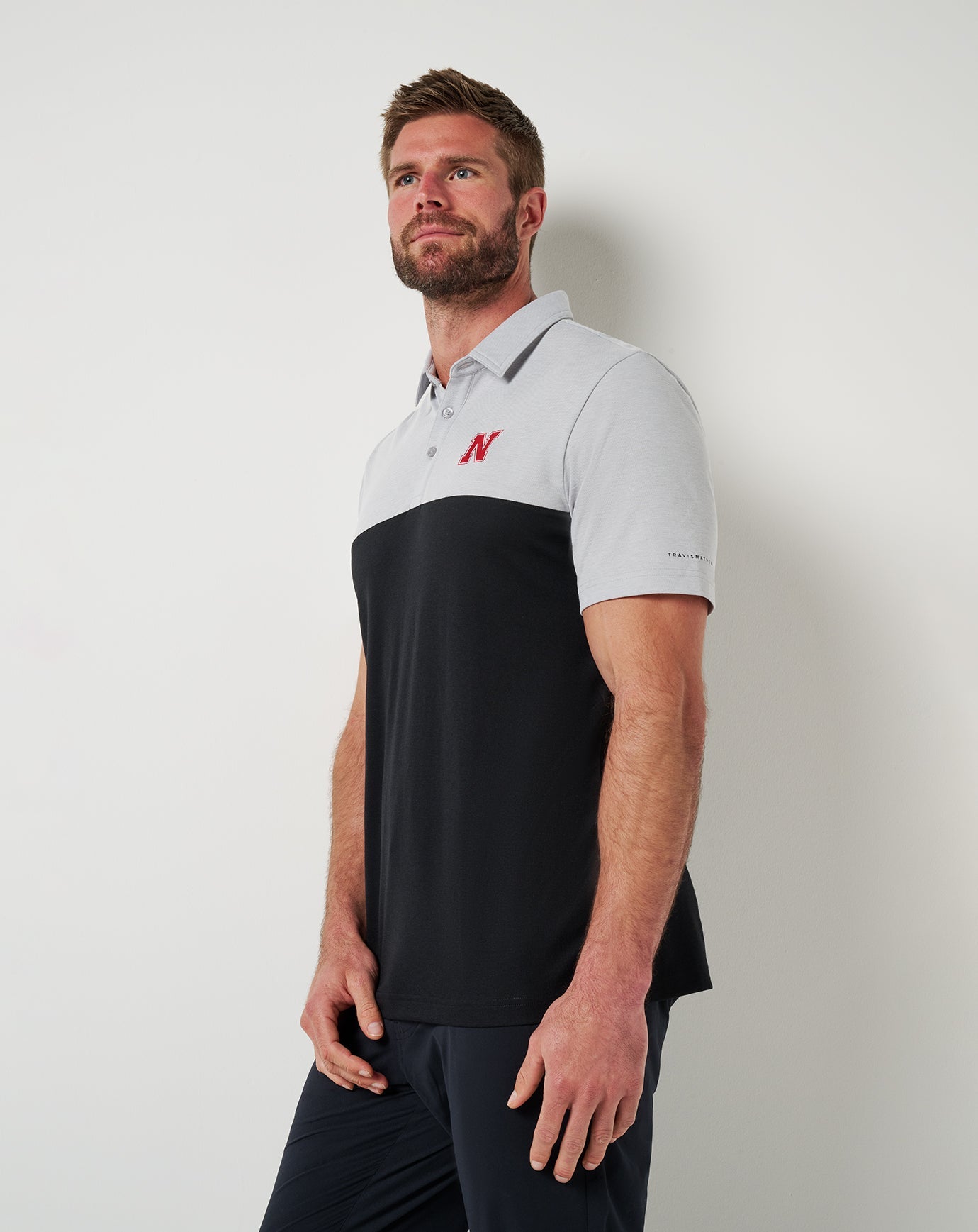 Travis Mathew Outlet | Nebraska Drop Back Polo