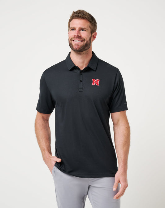 Travis Mathew Hot sale | Nebraska School Pride Polo