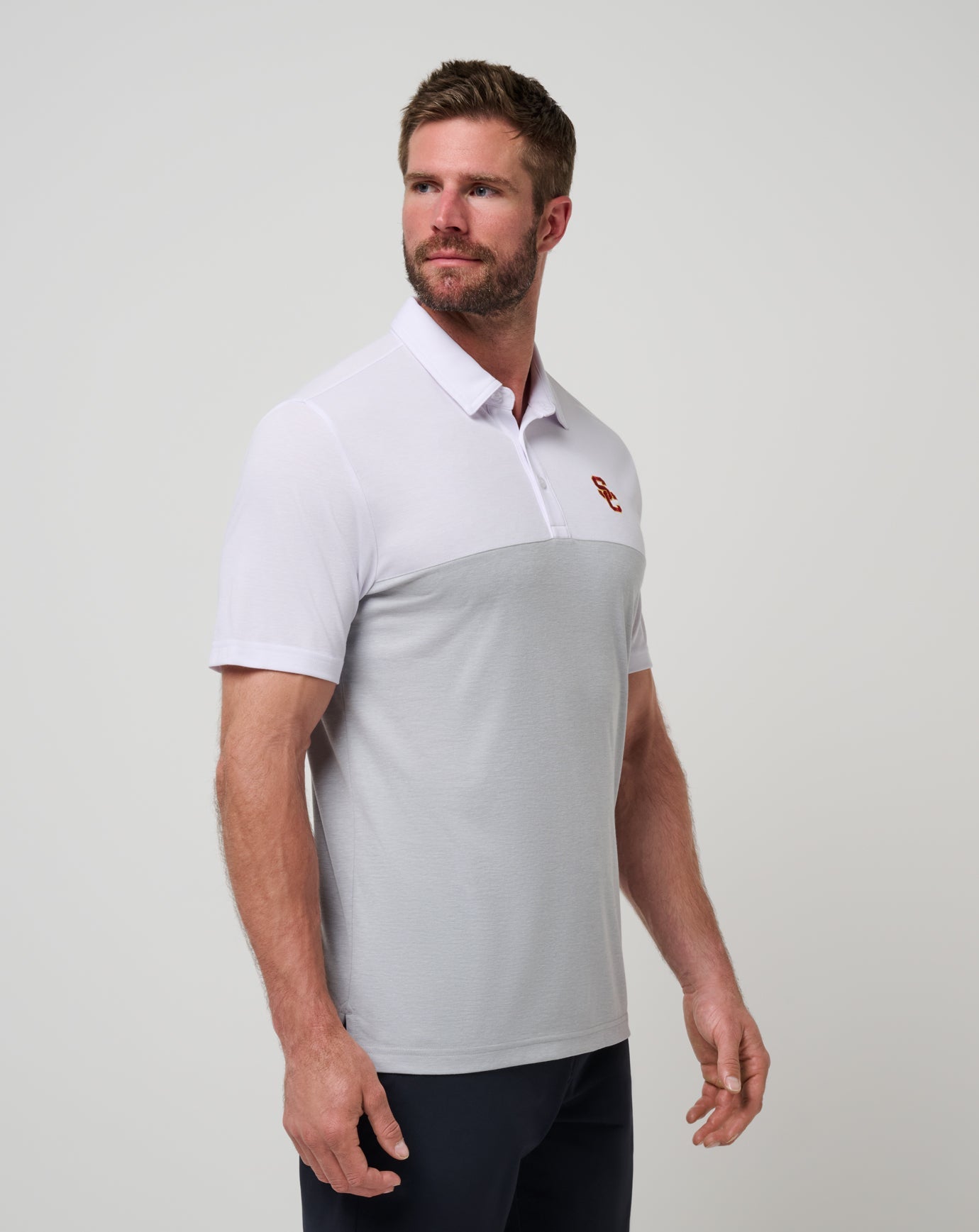 Travis Mathew On Sale | USC Drop Back Polo