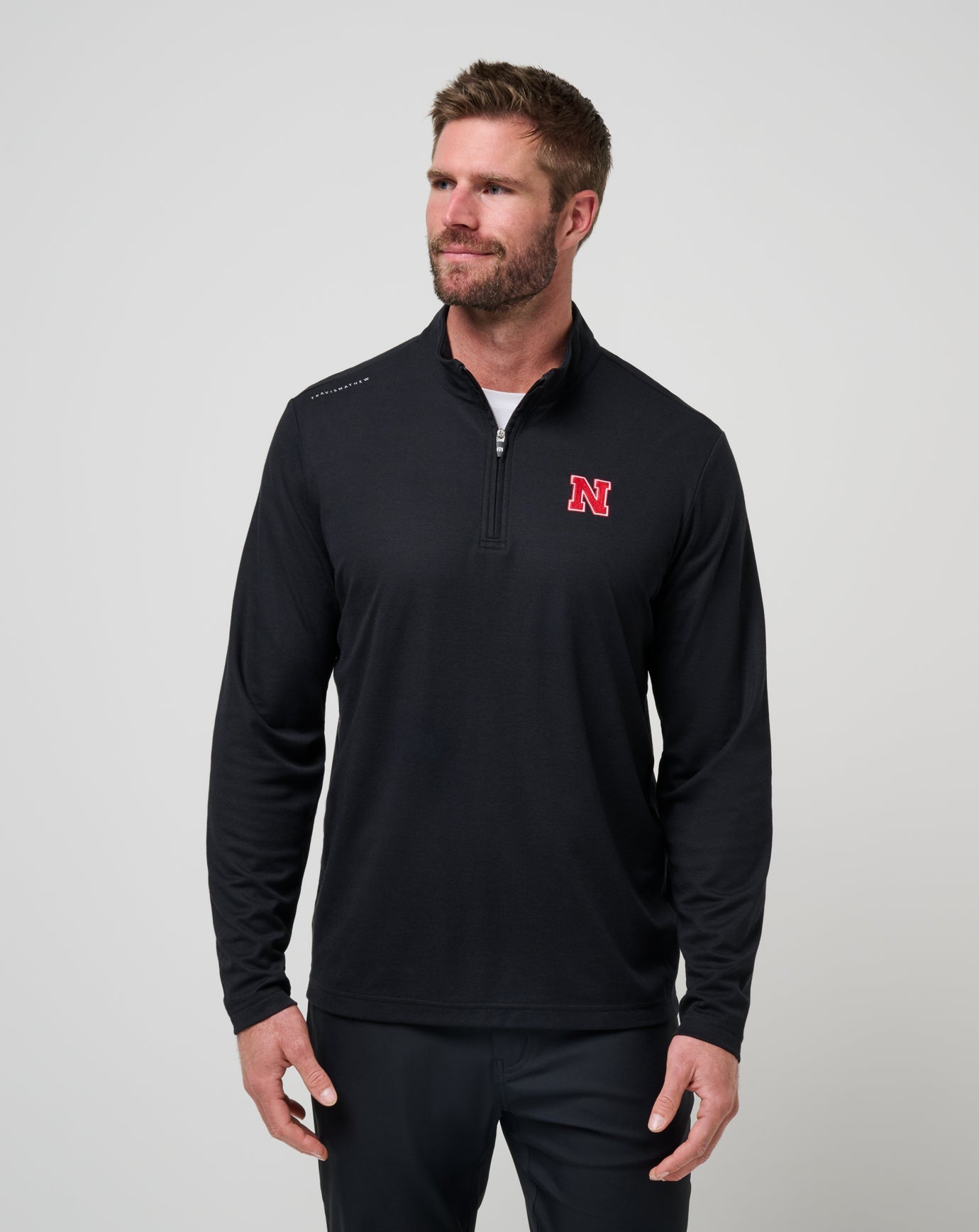 Travis Mathew Online | Nebraska Time To Tailgate Quarter Zip