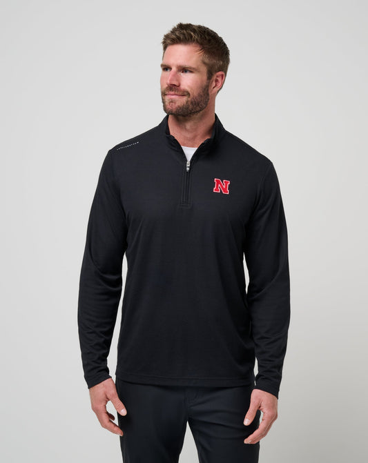 Travis Mathew Online | Nebraska Time To Tailgate Quarter Zip