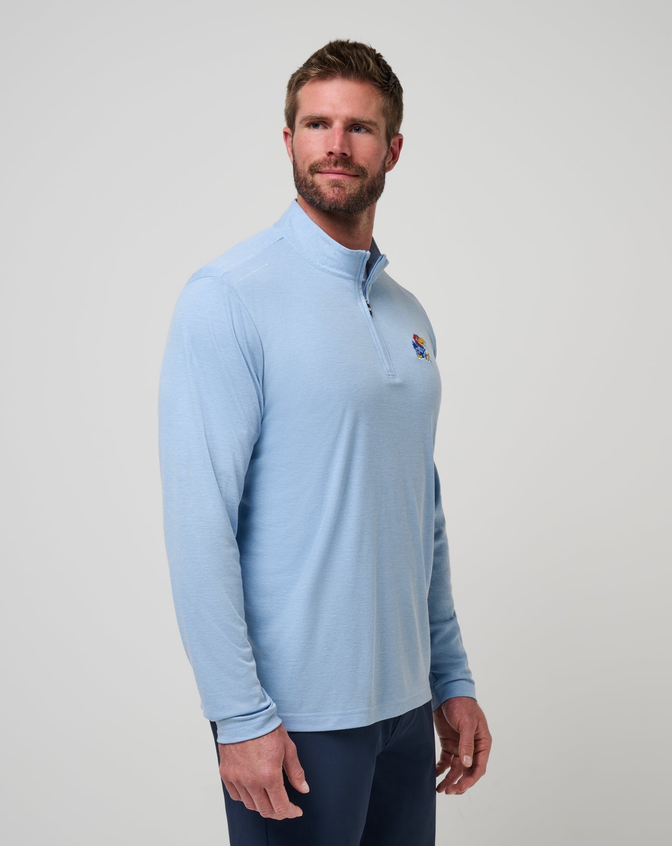 Travis Mathew Sale | Kansas Time To Tailgate Quarter Zip