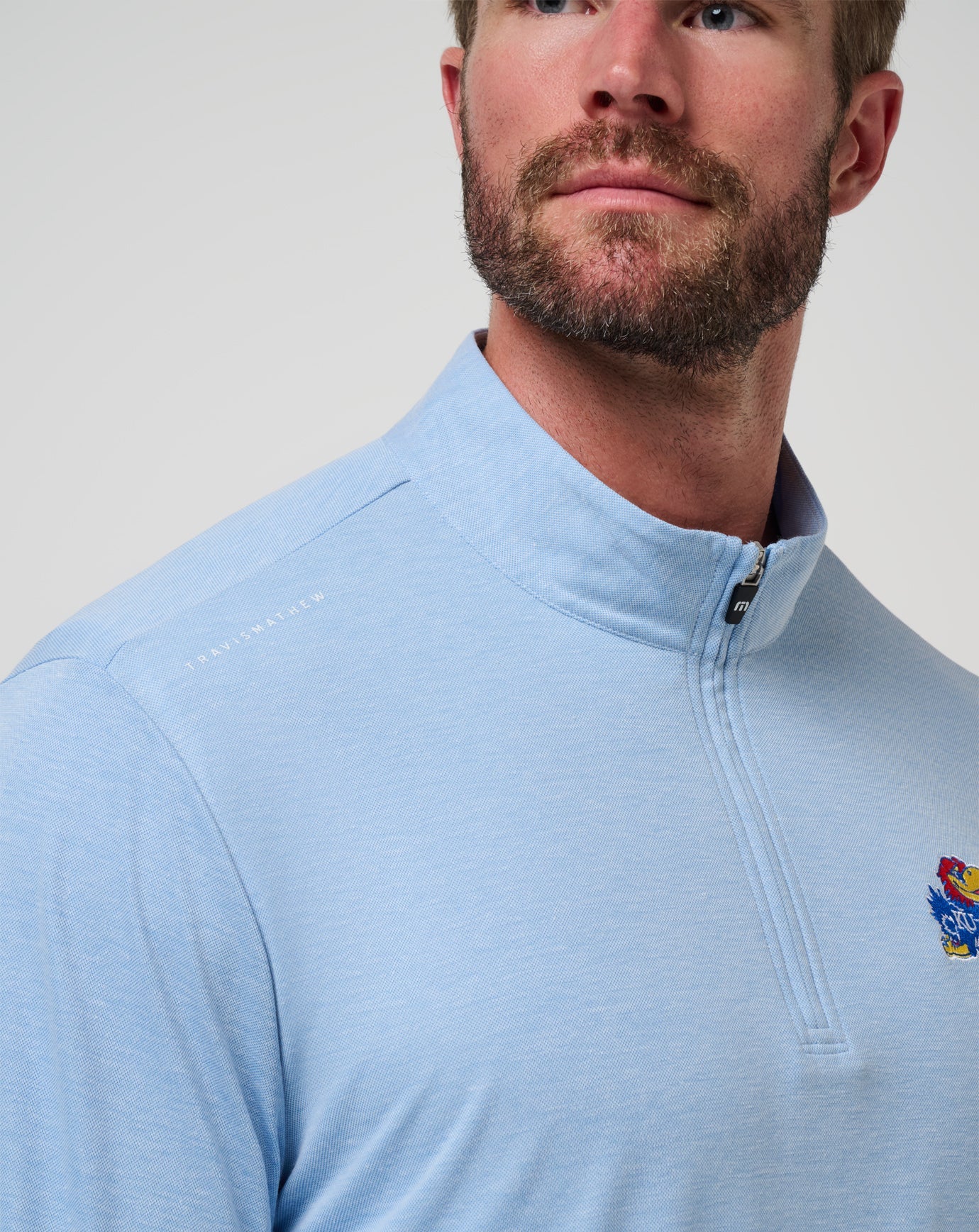 Travis Mathew Sale | Kansas Time To Tailgate Quarter Zip