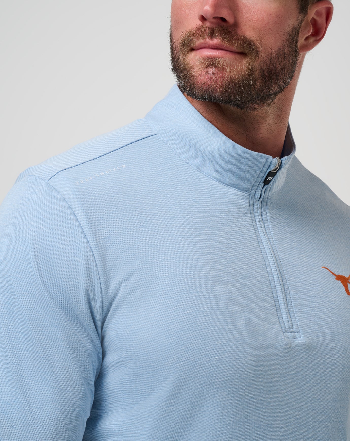 Travis Mathew Outlet | UT Austin Time To Tailgate Quarter Zip