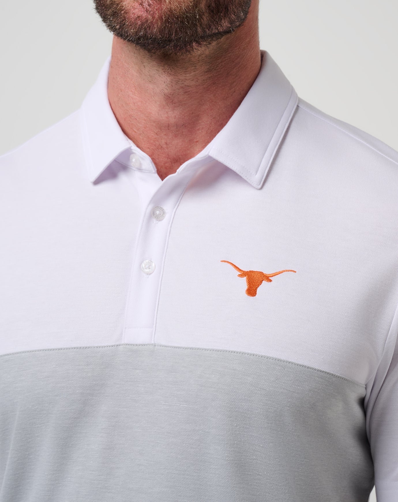 Travis Mathew Discount | UT Austin Drop Back Polo