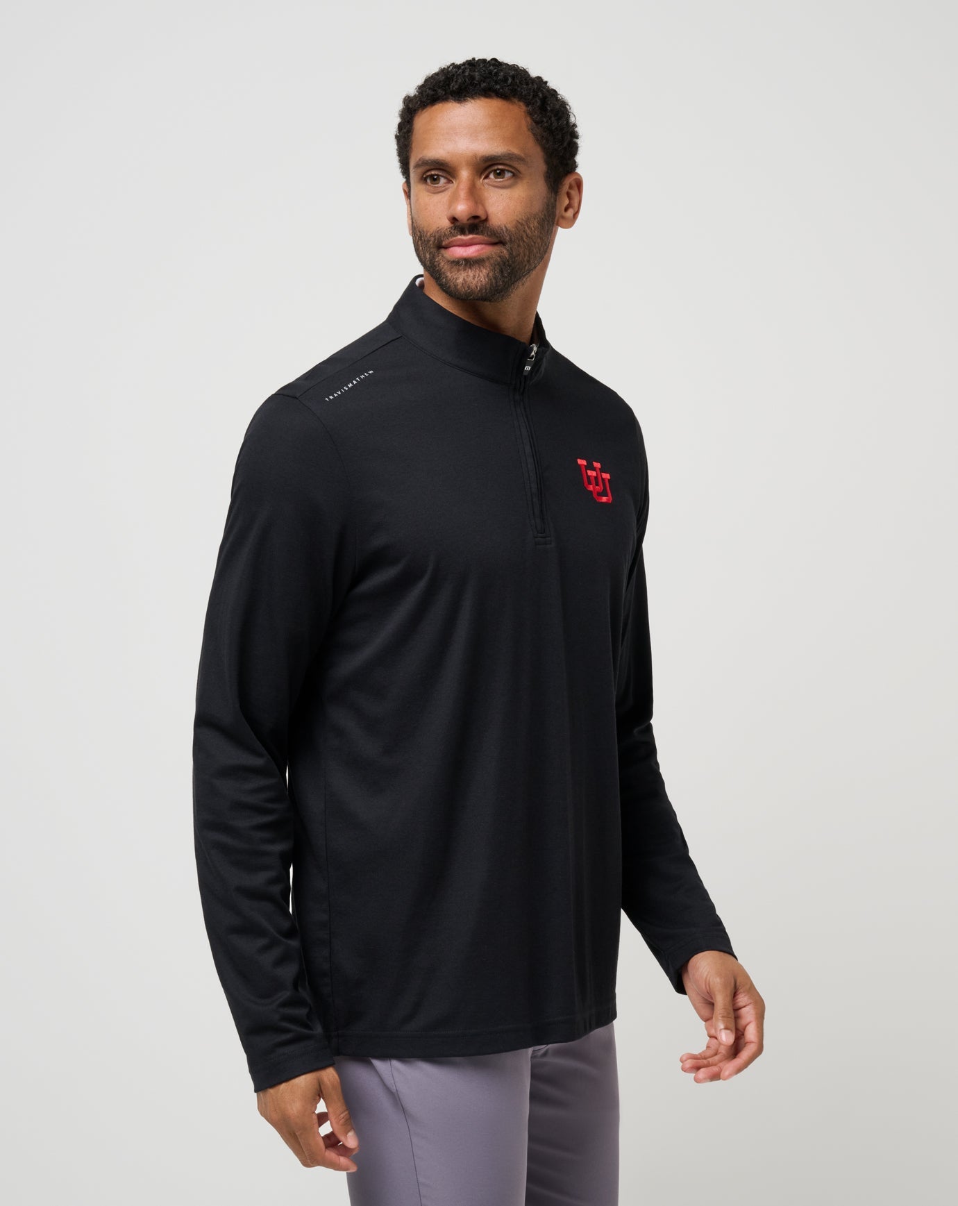 Travis Mathew Hot sale | Utah Time To Tailgate Quarter Zip