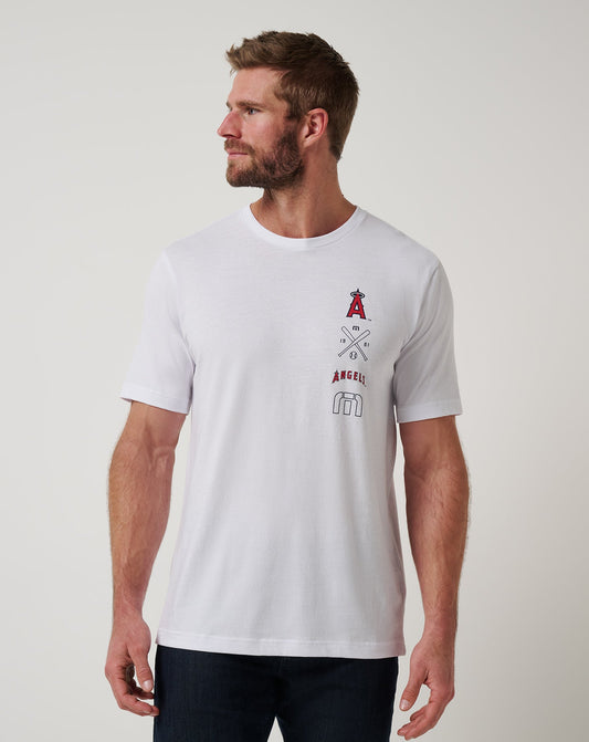 Travis Mathew Outlet | Los Angeles Angels Sunset Slam 2.0 Tee