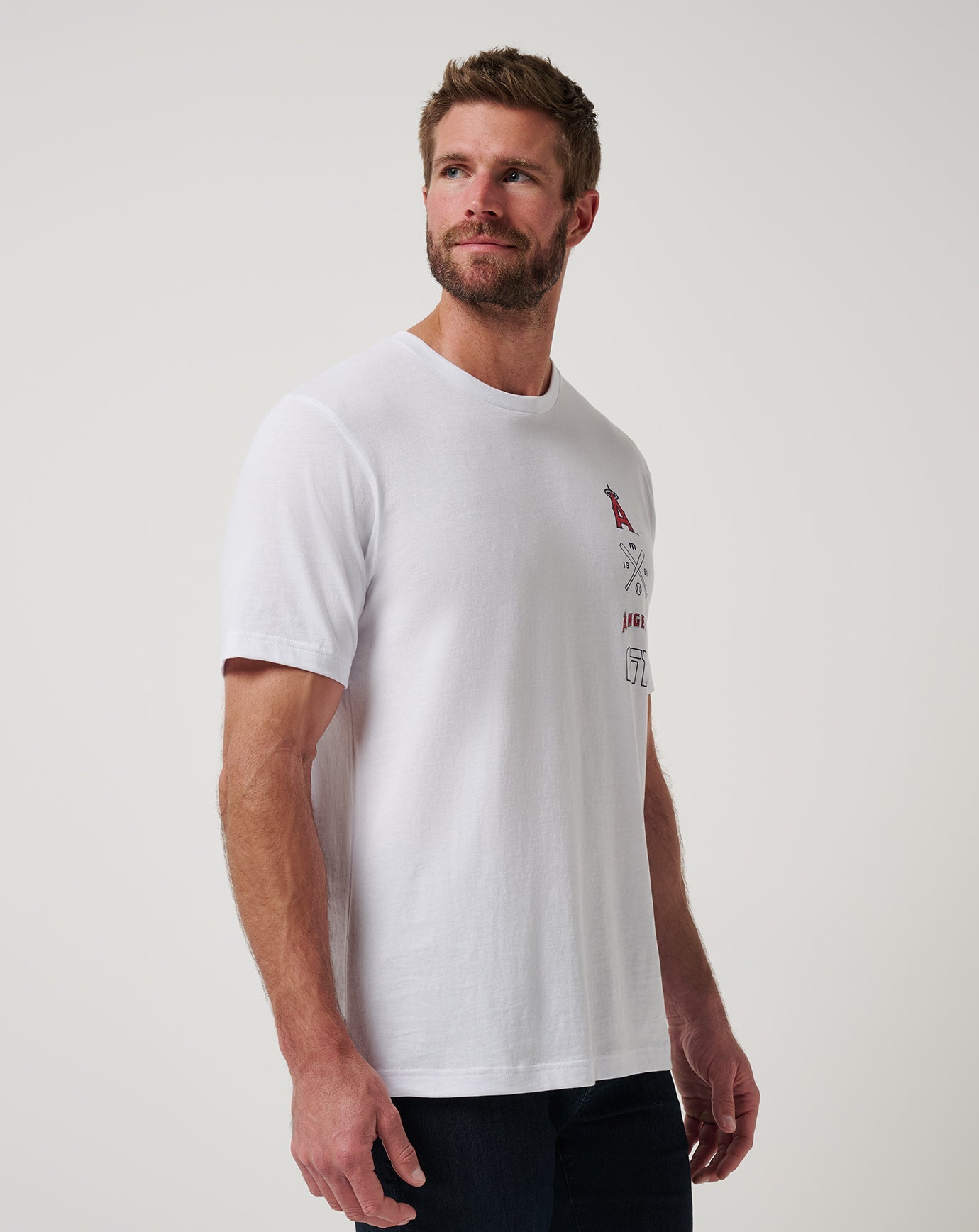 Travis Mathew Outlet | Los Angeles Angels Sunset Slam 2.0 Tee