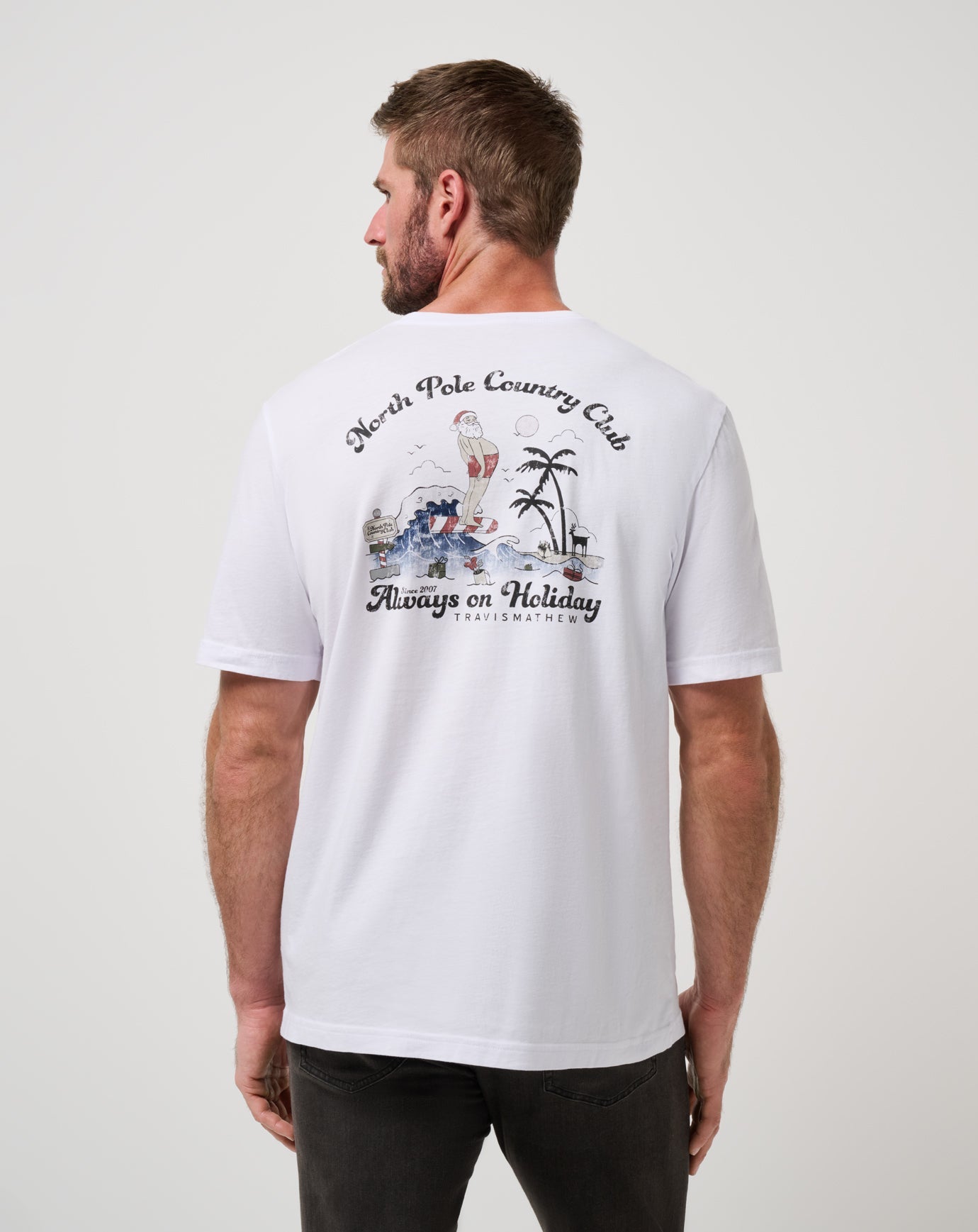 Travis Mathew New | Holly Jollies Tee