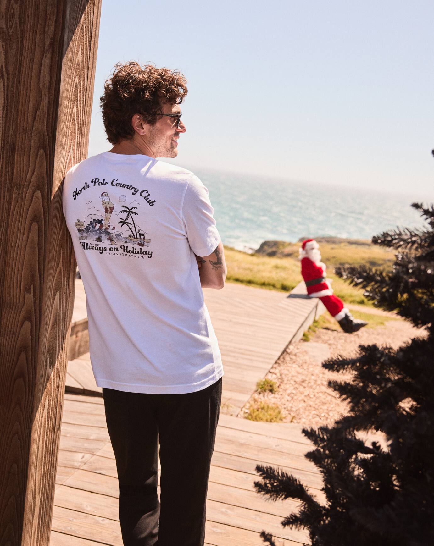 Travis Mathew New | Holly Jollies Tee